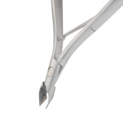 HNRD-B042 Round Head Cuticle Nipper, Jaw 16, Single Spring, (Polish Grey) Stainless Steel 420