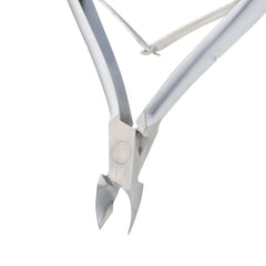 HNSQ-B043 Square Head , (Matt Grey), Jaw 14 , Double Spring Cuticle Nipper Stainless Steel 420