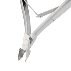 HNSQ-B044 Square Head , (Polish Grey), Jaw 14 , Double Spring Cuticle Nipper Stainless Steel 420