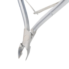 HNSS-B049 Semi-Square Head , (Matt Grey), Jaw 14 , Double Spring Cuticle Nipper Stainless Steel 420