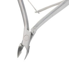 HNSS-B053 Semi-Square Head , (Polish Grey), Jaw 16 , Double Spring Cuticle Nipper Stainless Steel 420