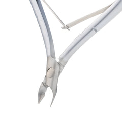 HNRD-B055 Round Head , (Matt Grey), Jaw 14 , Double Spring Cuticle Nipper Stainless Steel 420