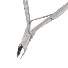 HNSQ-D092 Square Head Cuticle Nipper, Jaw 14, Single Spring, Polish Grey, Stainless Steel 420