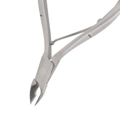 HNSQ-D094 Square Head Cuticle Nipper, Jaw 16, Single Spring, Polish Grey, Stainless Steel 420