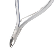 HNRD-D099 Round Head Cuticle Nipper, Jaw 14, Single Spring, Matt Grey, Stainless Steel 420