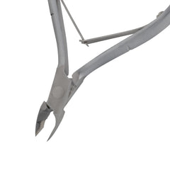HNSQ-D103 Square Head , (Matt Grey), Jaw 14 , Double Spring Cuticle Nipper Stainless Steel 420