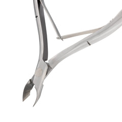 HNRD-D116 Round Head , (Polish Grey), Jaw 14 , Double Spring Cuticle Nipper Stainless Steel 420