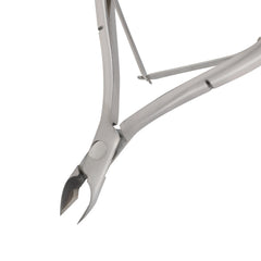 HNRD-D119 Round Head , (Polish Grey), Jaw 16 , Double Spring Cuticle Nipper Stainless Steel 420