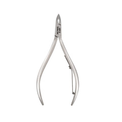 HNSQ-B032 Square Head Cuticle Nipper, Jaw 14, Single Spring, Polish Grey, Stainless Steel 420