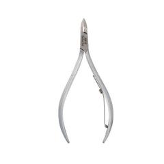 HNSQ-B033 Square Head Cuticle Nipper, Jaw 16, Single Spring, Matt Grey, Stainless Steel 420