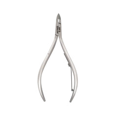 HNSS-B038 Semi-Square Head Cuticle Nipper, Jaw 16, Single Spring, Polish Grey, Stainless Seel 420
