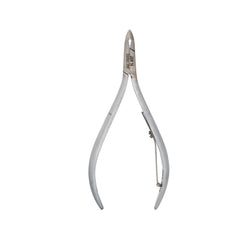 HNRD-B039 Round Head Cuticle Nipper, Jaw 14, Single Spring, Matt Grey, Stainless Seel 420