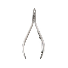 HNRD-B040 Round Head Cuticle Nipper, Jaw 14, Single Spring, Polish Grey, Stainless Steel 420
