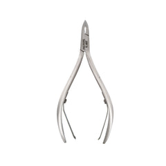 HNRD-B056 Round Head , (Polish Grey), Jaw 14 , Double Spring Cuticle Nipper Stainless Steel 420