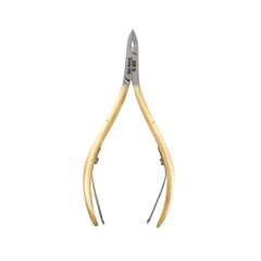 HNRD-B060 Round Head , (Half Gold), Jaw 16 , Double Spring Cuticle Nipper Stainless Steel 420