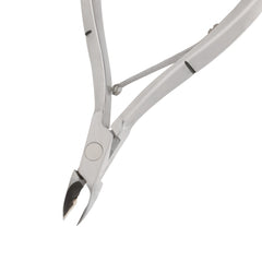 HNSQ-E124 Square Head Cuticle Nipper, Jaw 16, Single Spring, Polish Grey, Stainless Steel 420