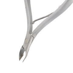 HNRD-E131 Round Head Cuticle Nipper, Jaw 16, Single Spring, (Matt Grey) Stainless Steel 420