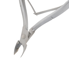 HNSQ-E133 Square Head , (Matt Grey), Jaw 14 , Double Spring Cuticle Nipper Stainless Steel 420