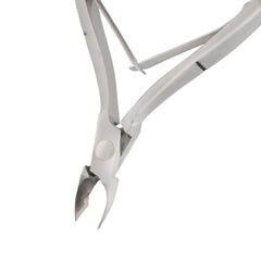 HNSQ-E134 Square Head , (Polish Grey), Jaw 14 , Double Spring Cuticle Nipper Stainless Steel 420
