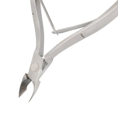 HNSQ-E137 Square Head , (Polish Grey), Jaw 16 , Double Spring Cuticle Nipper Stainless Steel 420