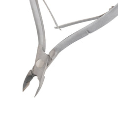 HNSS-E139 Semi-Square Head , (Matt Grey), Jaw 14 , Double Spring Cuticle Nipper Stainless Steel 420