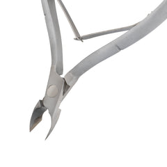 HNSS-E142 Semi-Square Head , (Matt Grey), Jaw 16 , Double Spring Cuticle Nipper Stainless Steel 420