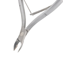 HNRD-E148 Round Head , (Matt Grey), Jaw 16 , Double Spring Cuticle Nipper Stainless Steel 420