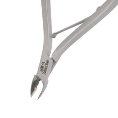 HNSQ-F152 Square Head Cuticle Nipper, Jaw 14, Single Spring, Polish Grey, Stainless Steel 420