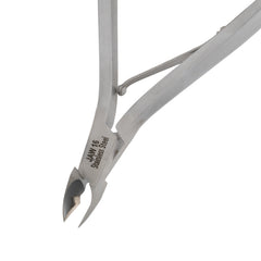 HNSQ-F153 Square Head Cuticle Nipper, Jaw 16, Single Spring, Matt Grey, Stainless Steel 420