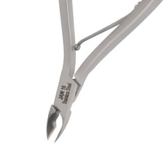 HNSQ-F154 Square Head Cuticle Nipper, Jaw 16, Single Spring, Polish Grey, Stainless Steel 420