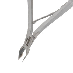 HNSS-F157 Semi-Square Head Cuticle Nipper, Jaw 16, Single Spring, Matt Grey, Stainless Steel 420