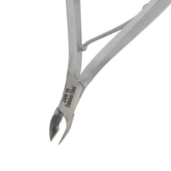 HNRD-F161 Round Head Cuticle Nipper, Jaw 16, Single Spring, (Matt Grey) Stainless Steel 420