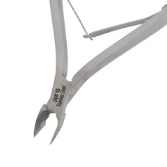 HNSQ-F166 Square Head , (Matt Grey), Jaw 16 , Double Spring Cuticle Nipper Stainless Steel 420
