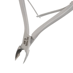 HNSQ-F167 Square Head , (Polish Grey), Jaw 16 , Double Spring Cuticle Nipper Stainless Steel 420