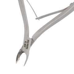 HNSS-F170 Semi-Square Head , (Polish Grey), Jaw 14 , Double Spring Cuticle Nipper Stainless Steel 420