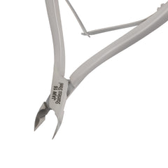 HNSS-F173 Semi-Square Head , (Polish Grey), Jaw 16 , Double Spring Cuticle Nipper Stainless Steel 420