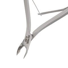 HNRD-F176 Round Head , (Polish Grey), Jaw 14 , Double Spring Cuticle Nipper Stainless Steel 420