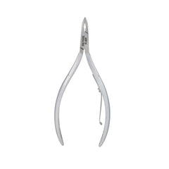 HNSQ-E121 Square Head Cuticle Nipper, Jaw 14, Single Spring, Matt Grey, Stainless Steel 420