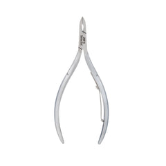 HNSS-E127 Semi-Square Head Cuticle Nipper, Jaw 16, Single Spring, Matt Grey, Stainless Steel 420