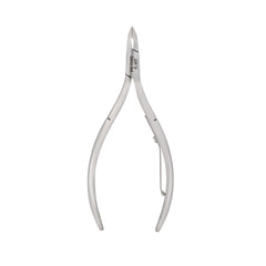 HNRD-E130 Round Head Cuticle Nipper, Jaw 14, Single Spring, Polish Grey, Stainless Steel 420