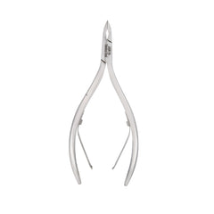 HNRD-E146 Round Head , (Polish Grey), Jaw 14 , Double Spring Cuticle Nipper Stainless Steel 420