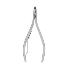 HNSQ-F151 Square Head Cuticle Nipper, Jaw 14, Single Spring, Matt Grey, Stainless Steel 420