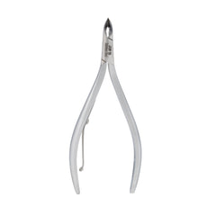 HNRD-F161 Round Head Cuticle Nipper, Jaw 16, Single Spring, (Matt Grey) Stainless Steel 420