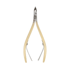 HNSQ-F168 Square Head , (Half Gold), Jaw 16 , Double Spring Cuticle Nipper Stainless Steel 420