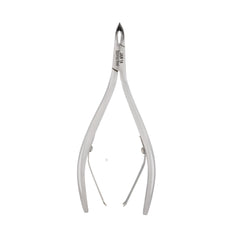 HNSS-F170 Semi-Square Head , (Polish Grey), Jaw 14 , Double Spring Cuticle Nipper Stainless Steel 420
