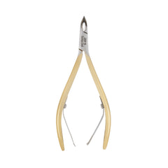 HNSS-F171 Semi-Square Head , (Half Gold), Jaw 14 , Double Spring Cuticle Nipper Stainless Steel 420