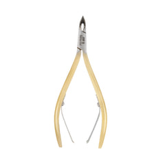 HNSS-F174 Semi-Square Head , (Half Gold), Jaw 16 , Double Spring Cuticle Nipper Stainless Steel 420