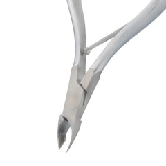 HNSQ-C061 Square Head , (Matt Grey), Jaw 14 , Single Spring Cuticle Nipper Stainless Steel 420
