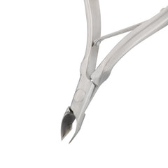 HNRD-C072 Round Head , (Polish Grey), Jaw 16 ,Single Spring Cuticle Nipper Stainless Steel 420