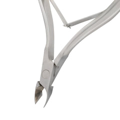 HNSQ-C077 Square Head , (Polish Grey), Jaw 16, Double Spring Cuticle Nipper Stainless Steel 420